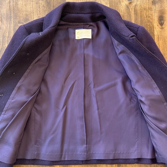 Vintage Pendleton 100% Wool Purple Blazer - Picture 2 of 6
